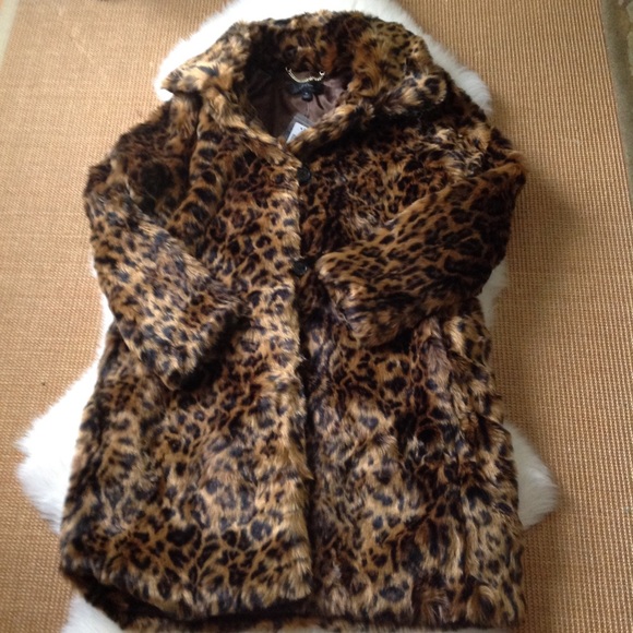 JCREW FAUX LEOPARD COAT SZ SMALL NWOT - Picture 6 of 8